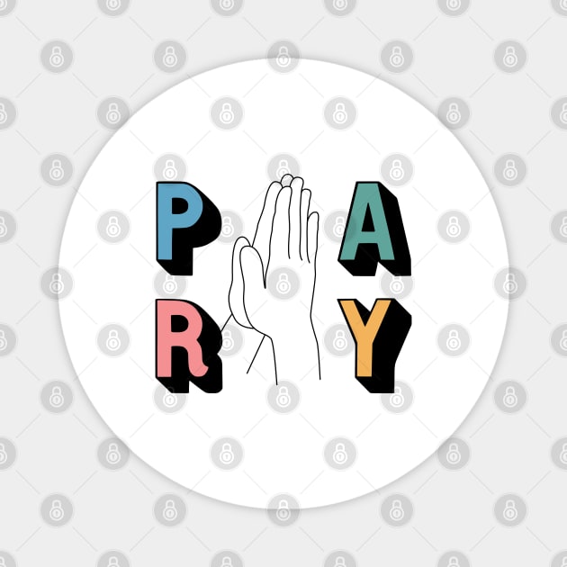 Praying Hands Magnet by TheMoodyDecor